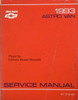 Chevrolet 1993 Astro Van Service Manual
