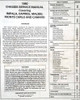 1980 Chevrolet Camaro Malibu Monte Carlo Nova Service Manual Table of Contents