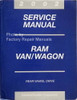2002 Service Manual Ram Van/Wagon Rear Wheel Drive