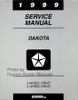 1999 Service Manual Dakota