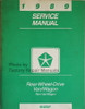 1989 Service Manual Rear Wheel Drive Van/Wagon Ram Van/Wagon