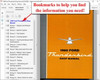 1960 Ford Thunderbird Shop Manual