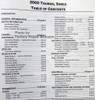 2002 Ford Taurus, Mercury Sable Service Manual Table of Contents 1
