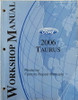 Ford 2006 Taurus Workshop Manual