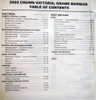  2005 Ford Crown Victoria Mercury Grand Marquis Workshop Manual Table of Contents 2