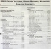 2003 Ford Crown Victoria, Mercury Grand Marquis, Marauder Electrical Wiring Diagrams