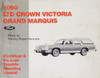 1990 LTD Crown Victoria Grand Marquis Ford Electrical & Vacuum Troubleshooting Manual