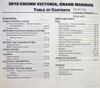 2010 Ford Mercury Crown Victoria, Grand Marquis Workshop Manual Table of Contents 2