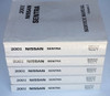2001 Nissan Sentra Service Manual Volume 1, 2, 3, 4, 5