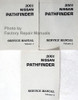 2001 Nissan Pathfinder Factory Shop Service Manual Set - Early Models