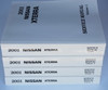 2001 Nissan Xterra Factory Service Manual Volume 1, 2, 3, 4