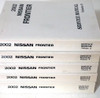 2002 Nissan Frontier Service Manual Volume 1, 2, 3, 4, 5