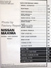 2000 Nissan Maxima Service Manual Late VINs Table of Contents 3