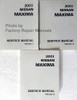2001 Nissan Maxima Service Manual Volume 1, 2, 3