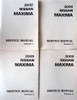 2005 Nissan Maxima Service Manual Volume 1, 2, 3, 4