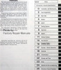 1986 Dodge Ram Van/Wagon Service Manual Table of Contents