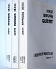 2000 Nissan Quest Service Manual Volume 1, 2, 3