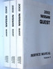 2001 Nissan Quest Service Manual Volume 1, 2, 3