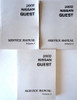 2001 Nissan Quest Service Manual Volume 1, 2, 3
