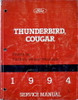 1994 Ford Thunderbird Mercury Cougar Service Manual