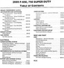 2005 Ford F-650, 750 Super Duty Service Manual  Table of Contents 2
