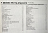 2003 Ford F650 F750 Medium Truck Wiring Diagrams Table of Contents