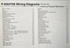 2003 Ford F650 F750 Medium Truck Wiring Diagrams Table of Contents