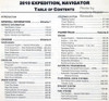  2010 Expedition, Navigator Workshop Manual Table of Contents 1