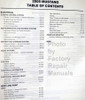 Ford 2005 Mustang Service Manual Table of Contents 2