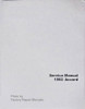 1992 Honda Accord Service Manual
