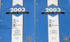 2003 Pontiac Aztek, Buick Rendezvous Service Manual Volume 1, 2