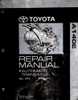 Toyota A140E Automatic Transaxle Repair Manual