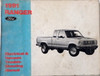 1991 Ranger Ford Electrical and Vacuum Troubleshooting Manual
