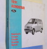 1991 Aerostar Ford Electrical & Vacuum Troubleshooting Manual