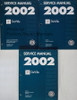 2002 Cadillac Deville Service Manual Volume 1, 2 and 3
