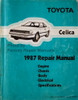 1986 Toyota Celica Repair Manual