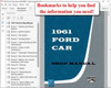 1961 Ford Thunderbird Shop Manual USB