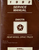 1992 Dodge Dakota Service Manual 