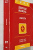 1997 Dodge Dakota Service Manual