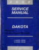 2002 Service Manual Dakota 2 Wheel Drive 4 Wheel Drive