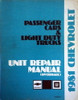 1981 Chevy Passenger Car and Light Duty Truck Unit Repair Manual Overhaul