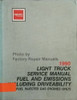 GMC 1990 Light Truck Service Manual Fuel and Emissions Including Driveability