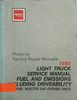 GMC 1990 Light Truck Service Manual Fuel and Emissions Including Driveability