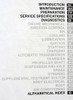 2002 Toyota Sequoia Repair Manual Table of Contents 1