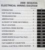 2008 Toyota Sequoia Electrical Wiring Diagrams Table of Contents