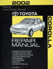 2002 Toyota Corolla Factory Repair Manual