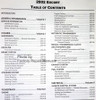 2002 Workshop Manual Ford Escort Table of Contents 1