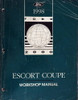 1998 Ford Escort ZX2 Coupe Workshop Manual