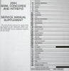 2004 Chrysler Concorde Dodge Intrepid 2.7L Engine Service Manual Supplement Table of Contents