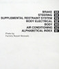 1998 Toyota Camry Repair Manual Table of Contents 2b
